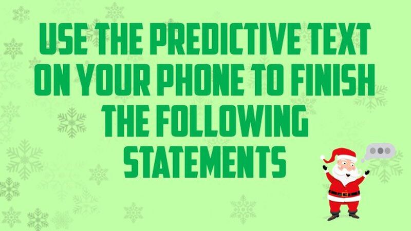 Predictive Prompts - Christmas Edition